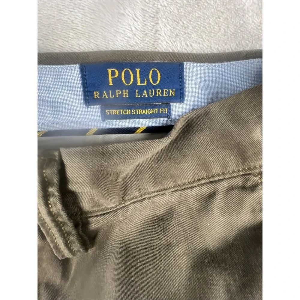 Polo Ralph Lauren The Polo Chino Classic Cotton Twill Kaki Pants Size W34 L30
